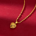 Gold Heart Necklace for Women