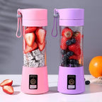 FreshBlend™ Go: 6-Blade Portable USB Rechargeable Juicer & Smoothie Maker