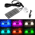 LumeDrive™ RGB Interior Car Neon Lights – Wireless Remote Control & Sound-Sync Mode